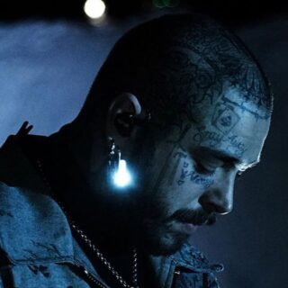 Post Malone new haircut & Face Tattoo