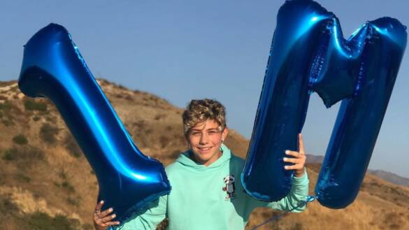 Walker Bryant Celebrates 14th Birthday with a Fresh 1 Million Look