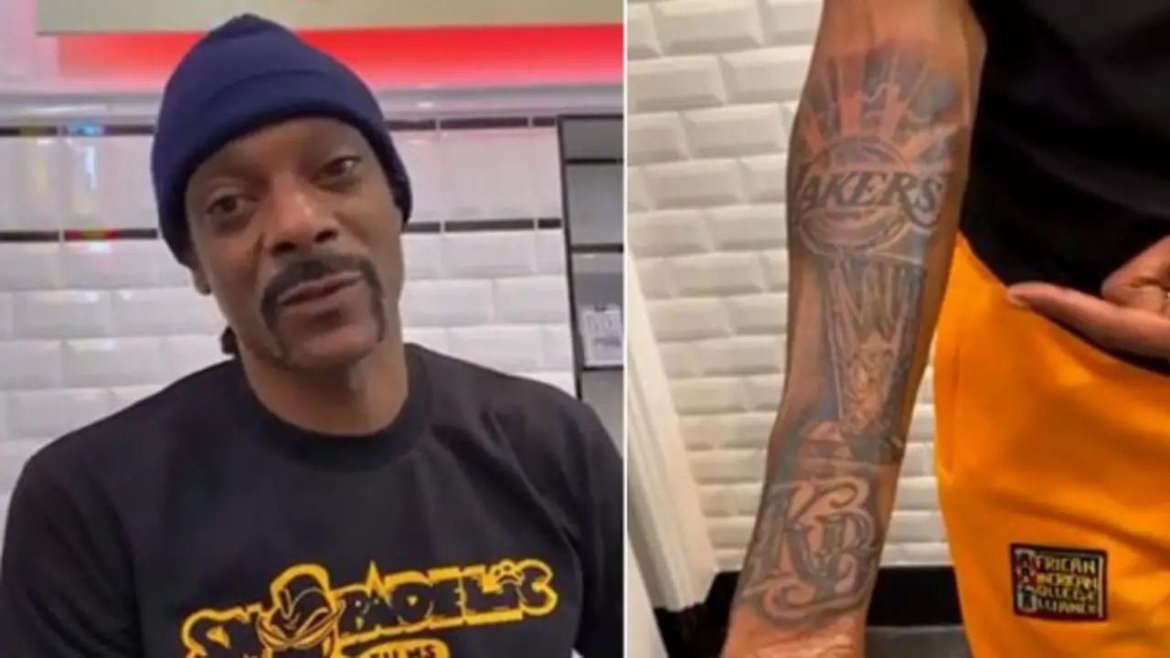 Snoop Dogg Celebrates Lakers Championship & Honors Kobe Bryant With New Tattoo