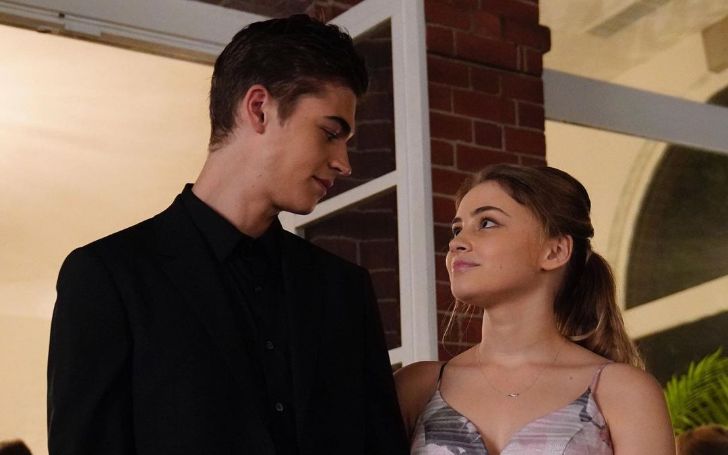 Hero Fiennes Tiffin and his on-screen love, Josephine Langford.